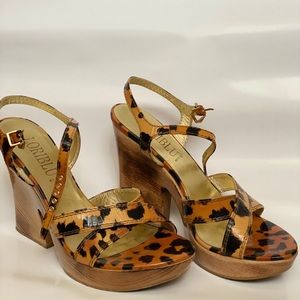 Loriblu heels platform leather Sandals